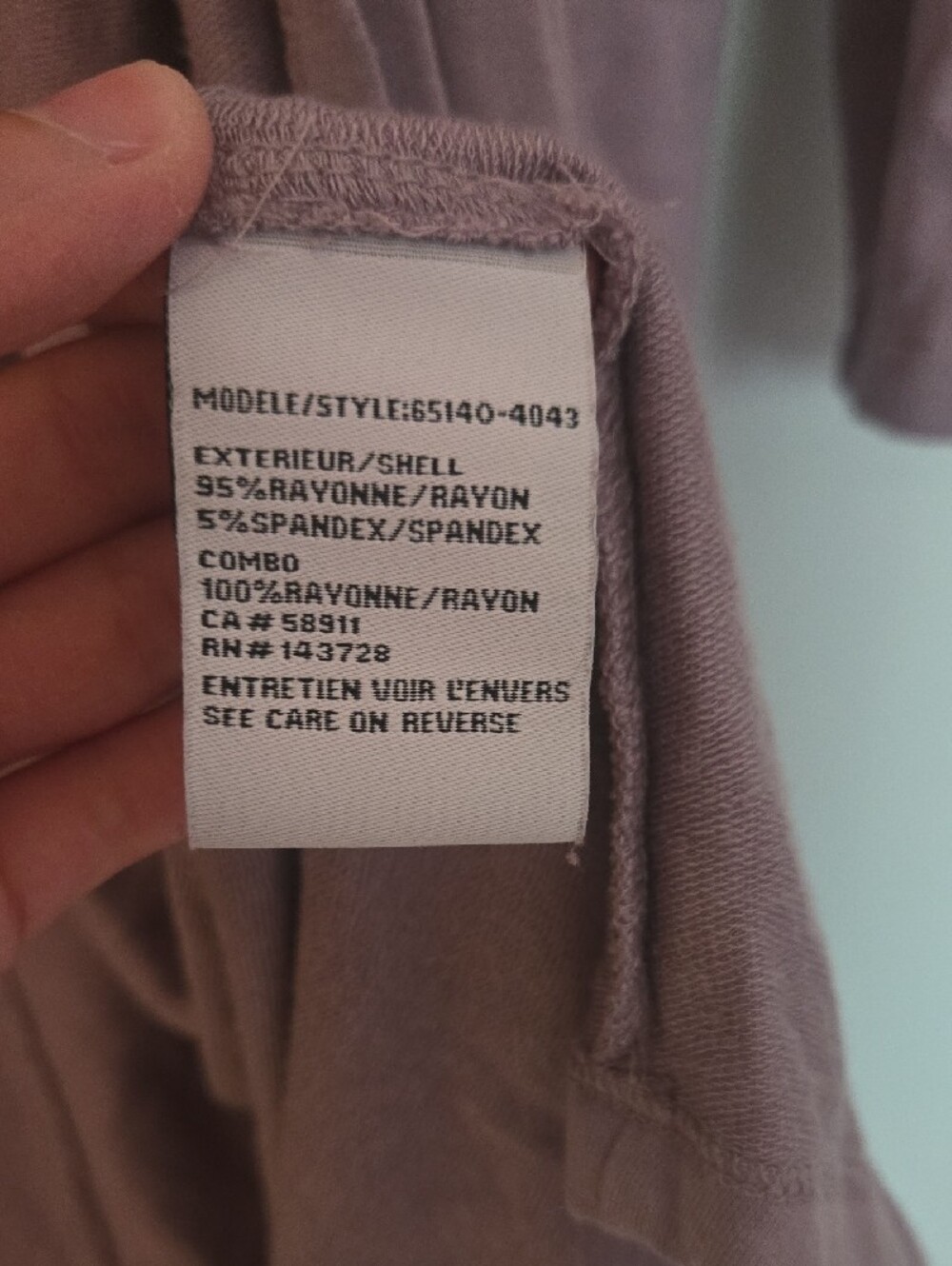 Lightweight Lavender Long Open-Front Robe - Picture 2 of 5